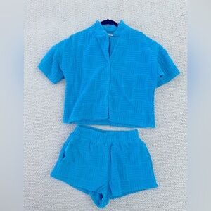 Le Lis Checkered Terry Set